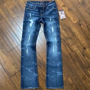 NWT Cult of Individuality Bohemi Bootcut Denim Jeans #C18